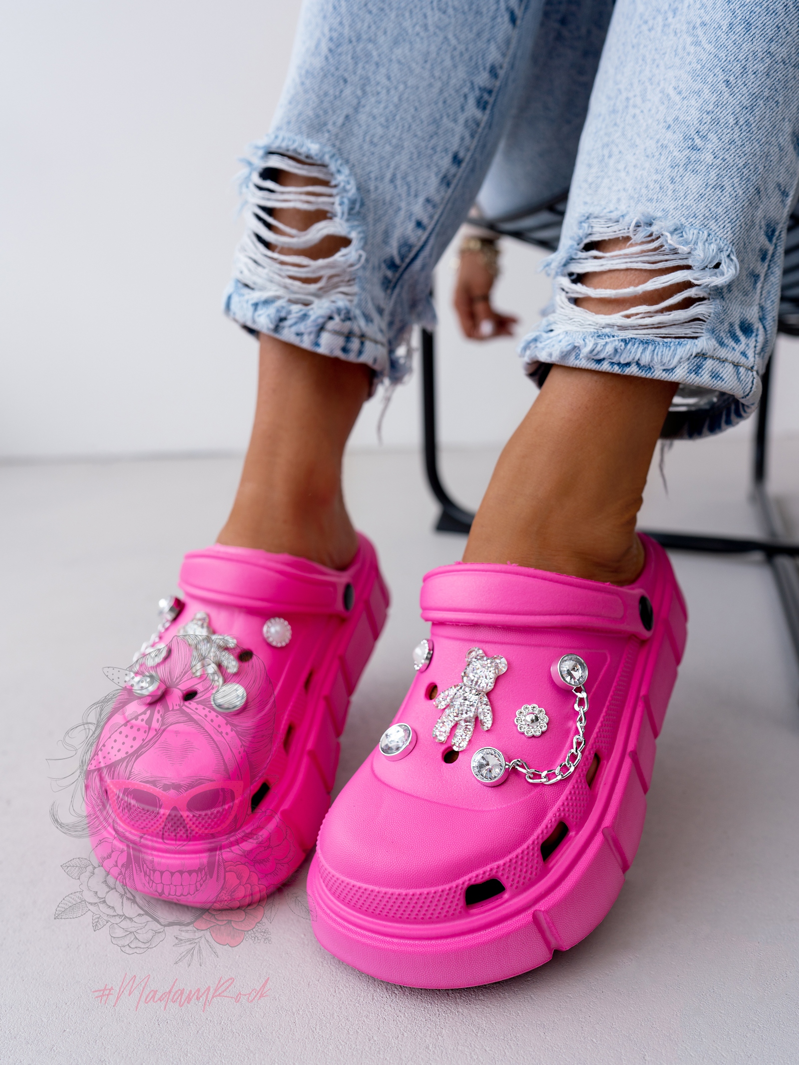 Sandały Rock Wanna Be With You fuksja