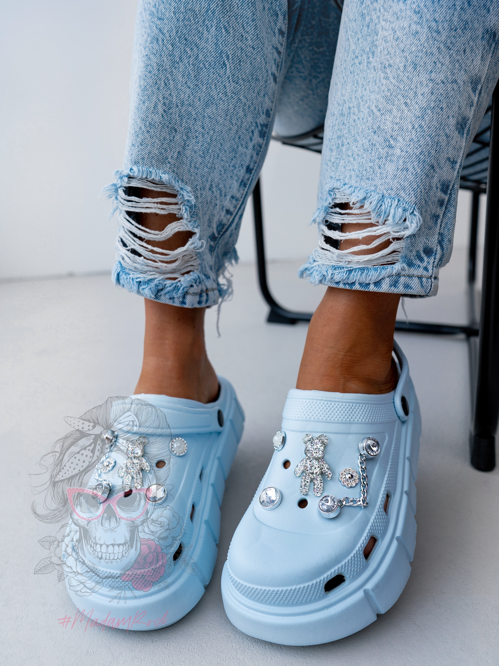 Sandały Rock Wanna Be With You błękitne