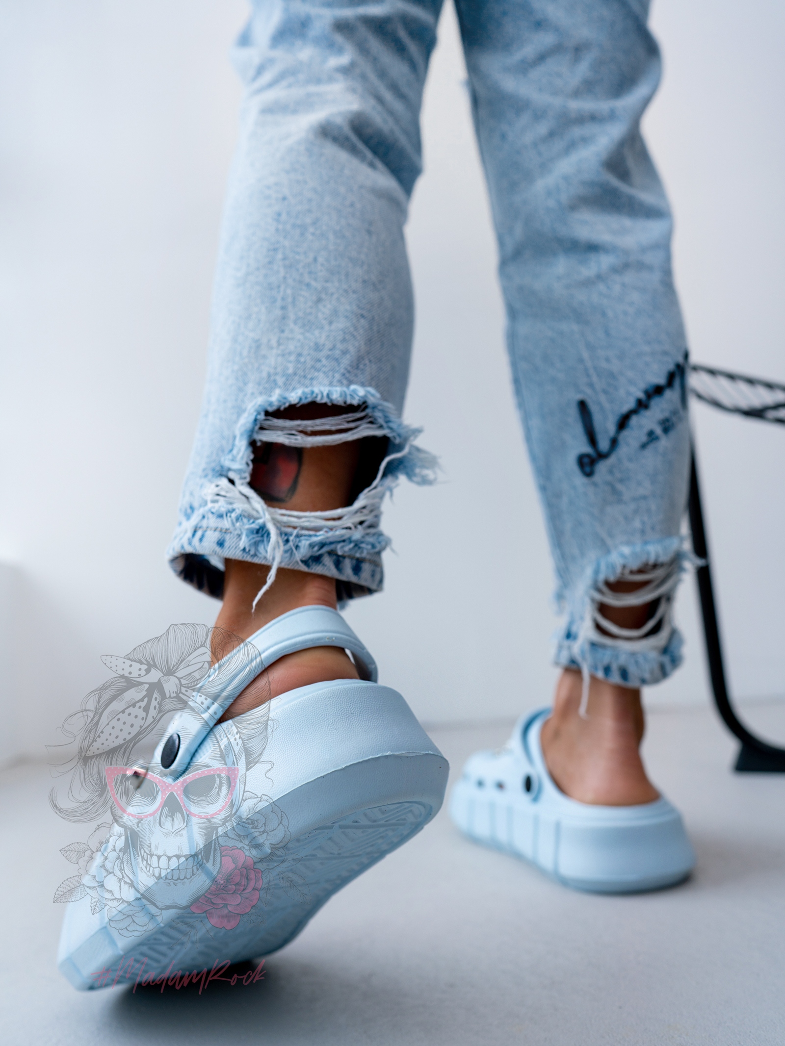 Sandały Rock Wanna Be With You błękitne