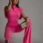 Kombinezon elastyczny Minur różowy