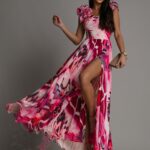 Sukienka Maxi NB GlamBoss II różowa