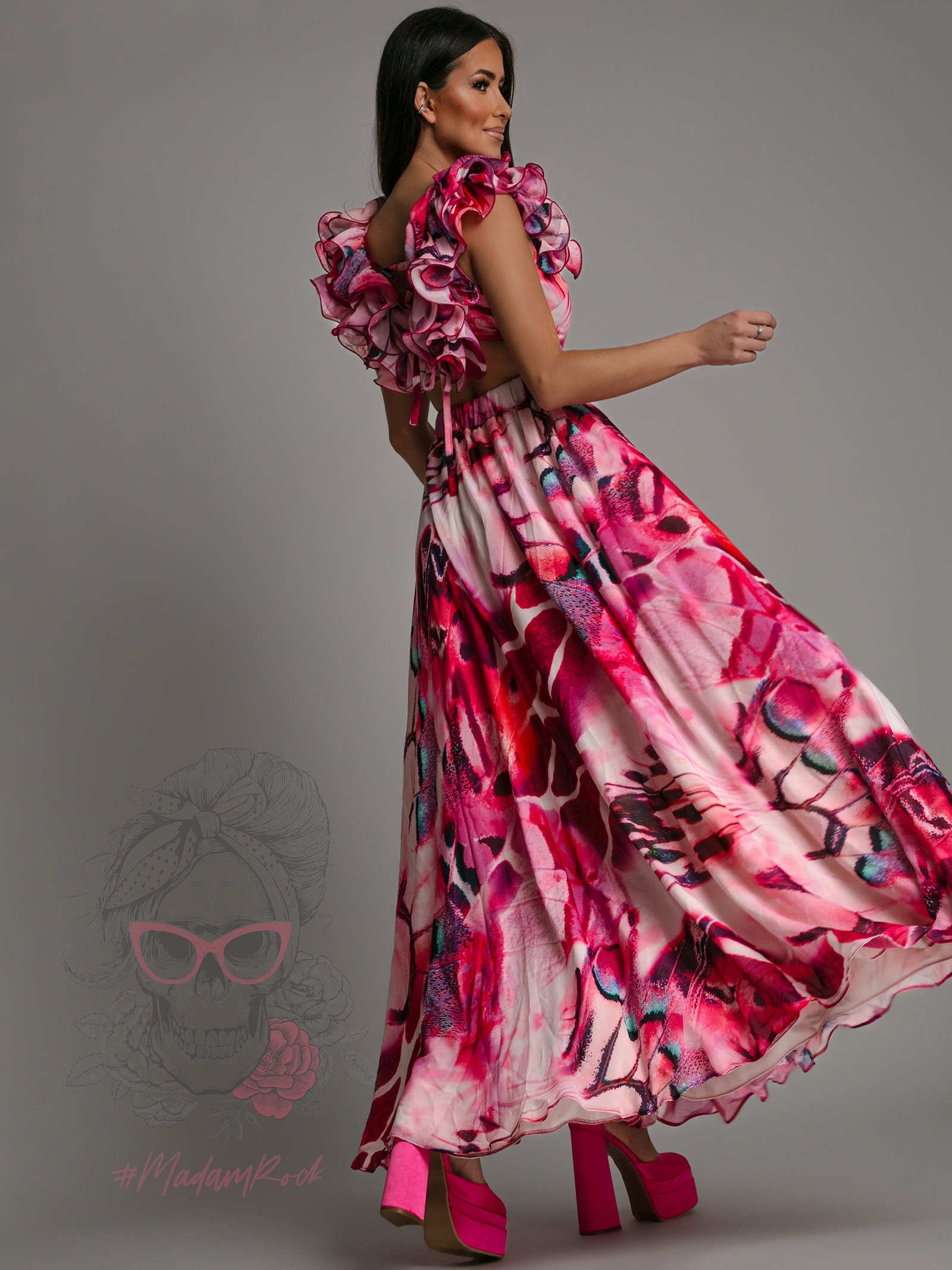 Sukienka Maxi NB GlamBoss II różowa