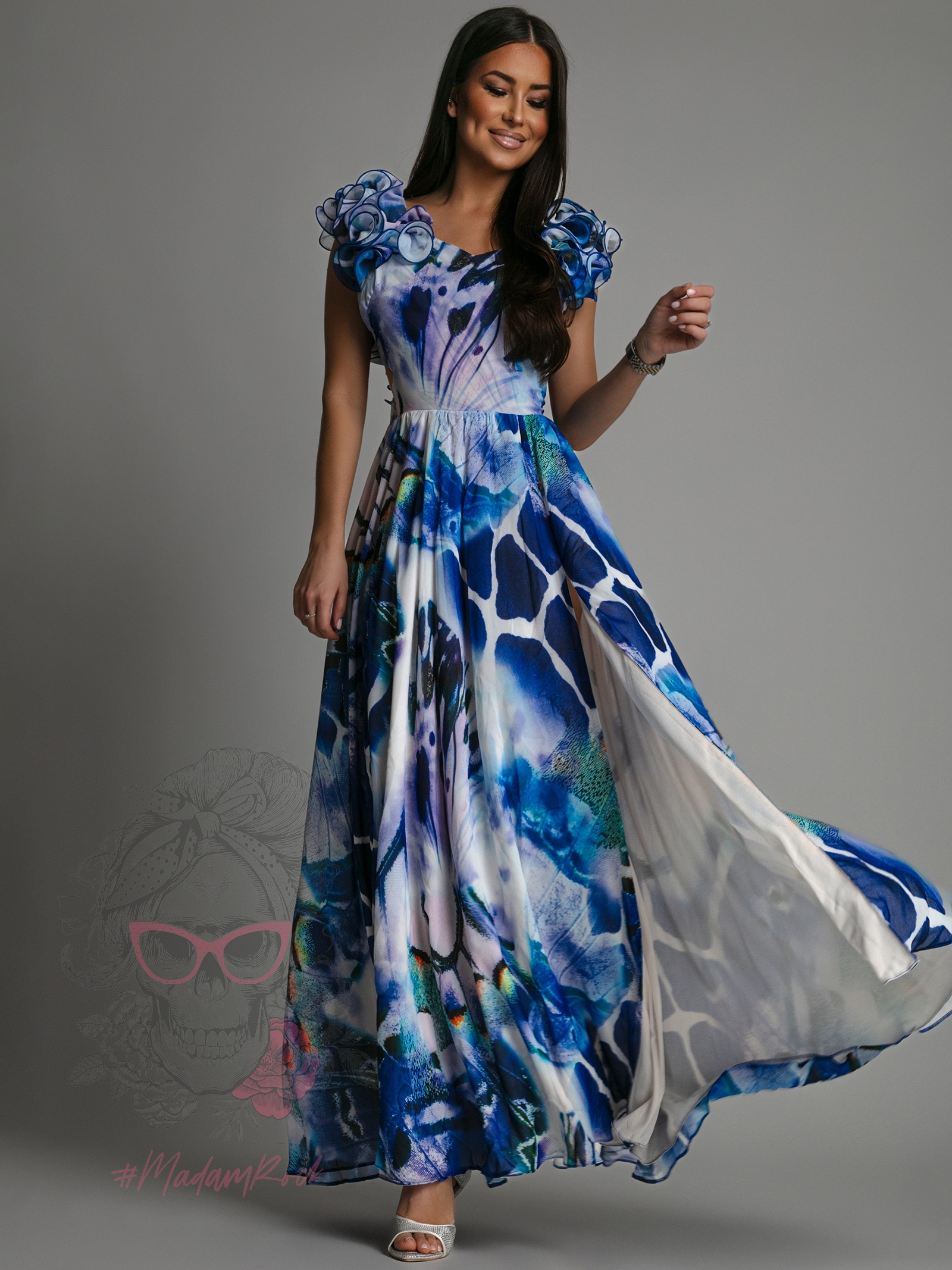 Sukienka Maxi NB GlamBoss II niebieska