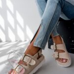 Sandały boho Madam Cherio beżowe