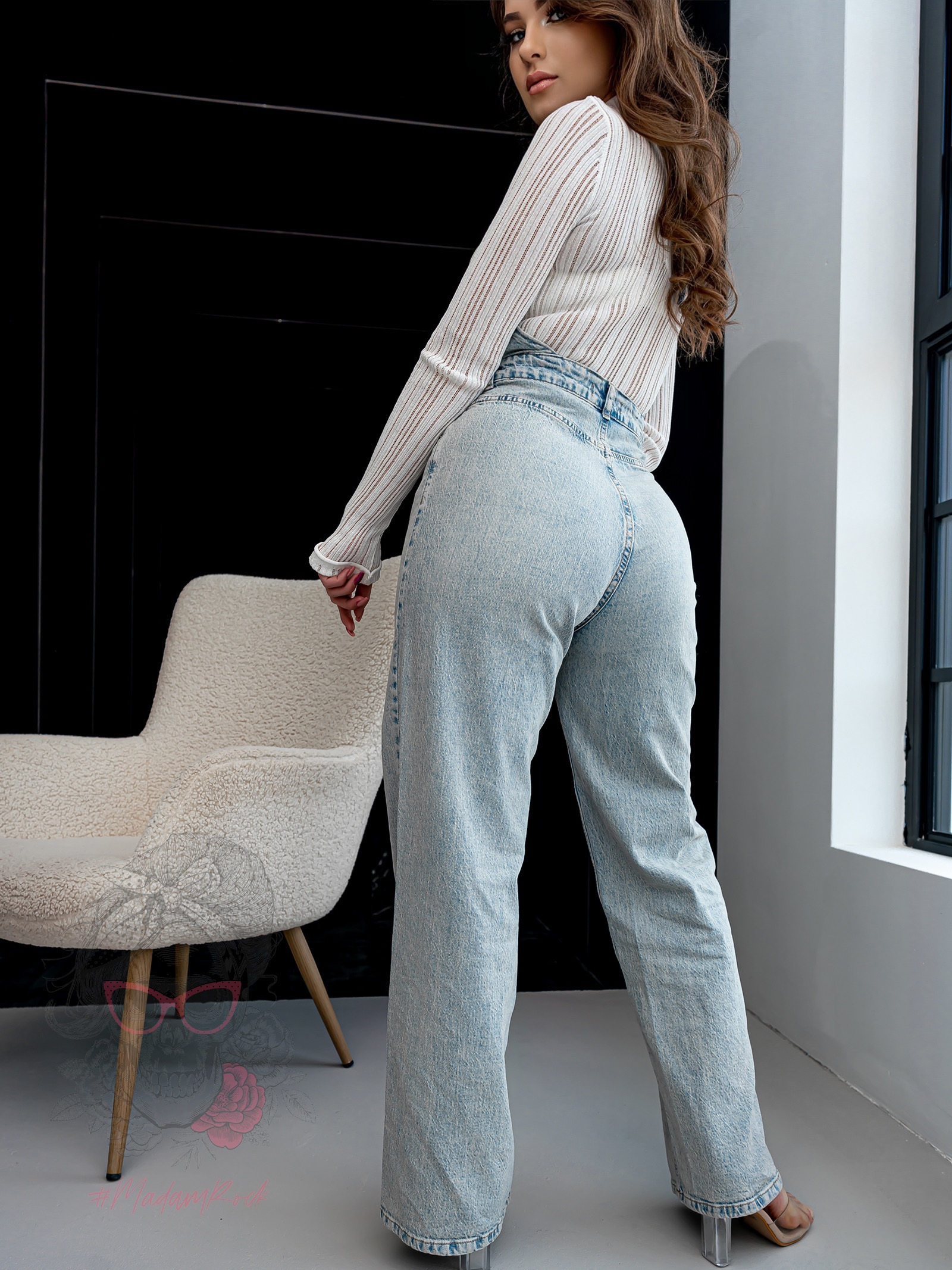 Kombinezon jeansowy Emerk niebieski