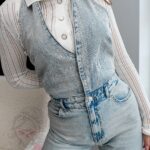 Kombinezon jeansowy Emerk niebieski