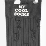 Skarpetki z przetarciami MY COOL SOCKS grafitowe