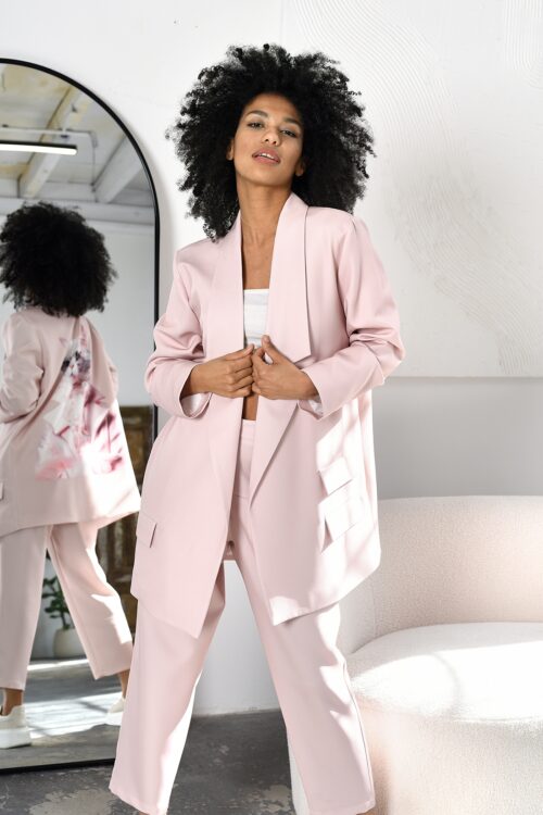 Marynarka oversizowa MC Karls różowa