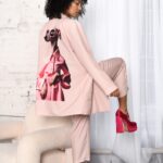 Marynarka oversize MC Lady Dog różowa