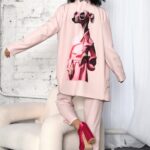 Marynarka oversize MC Lady Dog różowa