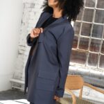 Marynarka jednolita z aplikacją MC Sheepo grafitowa