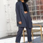 Marynarka jednolita z aplikacją MC Sheepo grafitowa