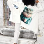 Marynarka oversize MC Owly biała