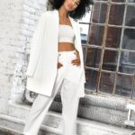 Marynarka oversize MC Owly biała