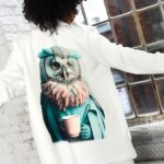 Marynarka oversize MC Owly biała