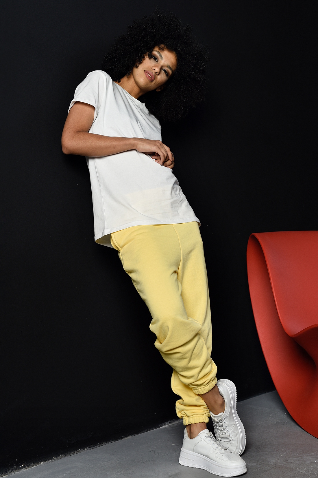 T-shirt oversize MC Affair biały