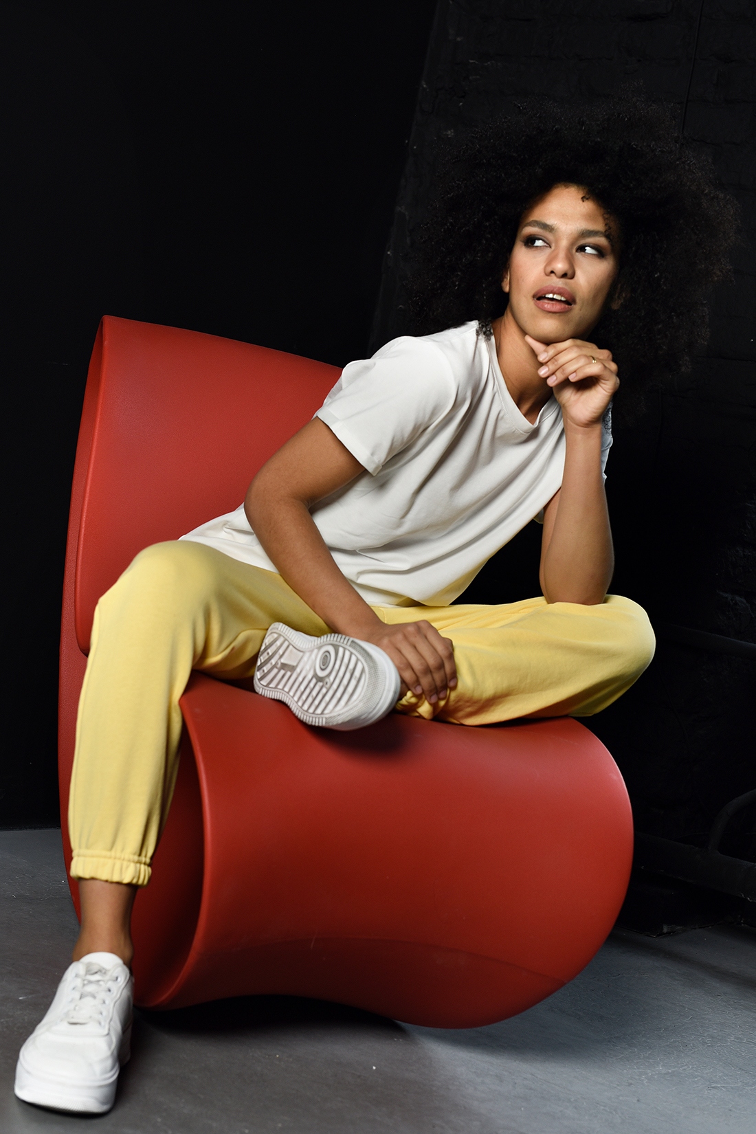 T-shirt oversize MC Affair biały