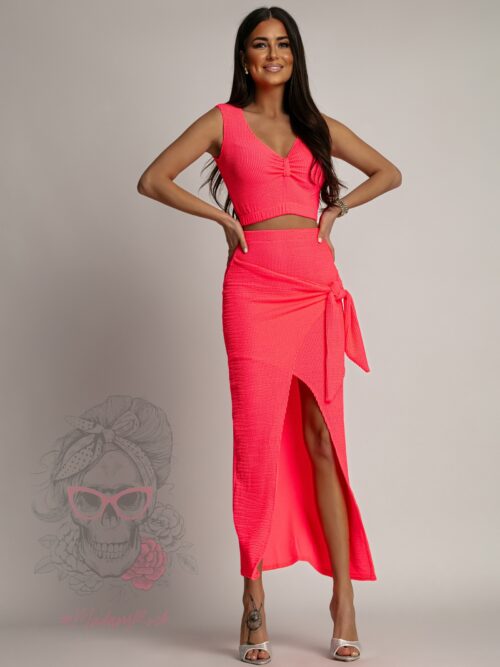 Komplet neonowy NB Bombe koralowy