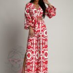 Komplet wakacyjny NB Selas biało-koralowy