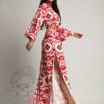 Komplet wakacyjny NB Selas biało-koralowy