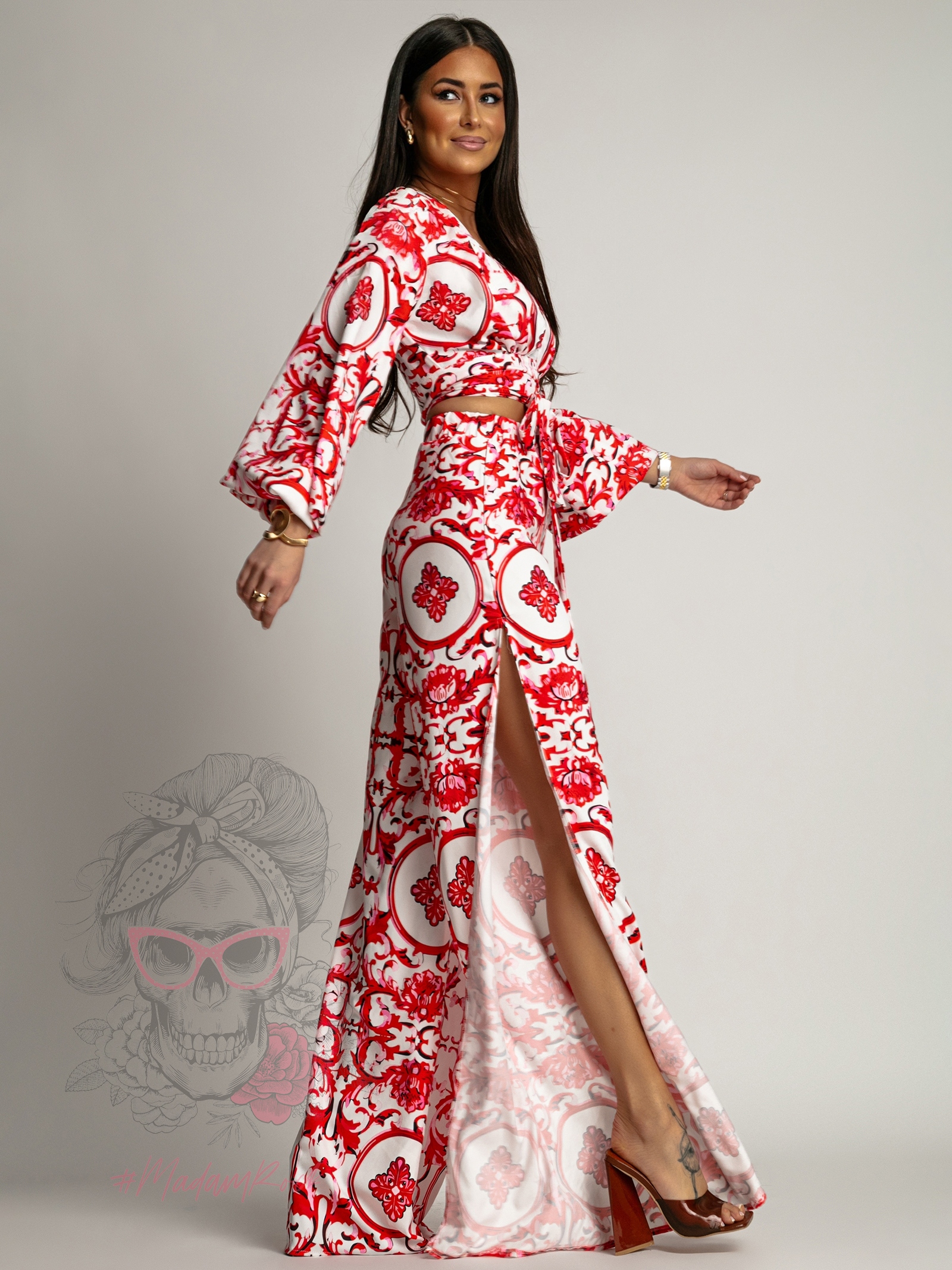 Komplet wakacyjny NB Selas biało-koralowy Komplet wakacyjny NB Selas biało-koralowy