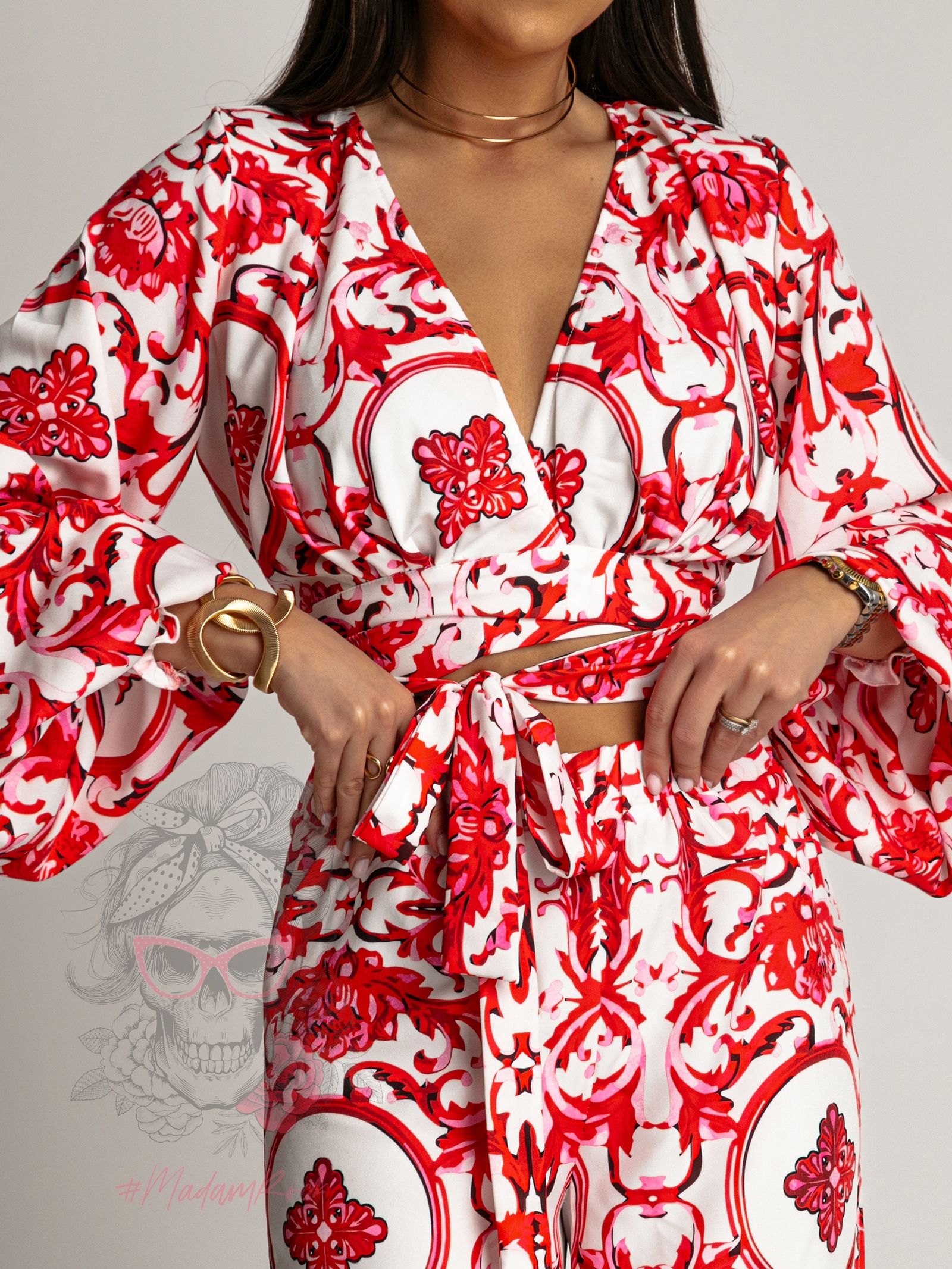 Komplet wakacyjny NB Selas biało-koralowy Komplet wakacyjny NB Selas biało-koralowy