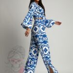 Komplet wakacyjny NB Selas biało-niebieski