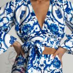 Komplet wakacyjny NB Selas biało-niebieski