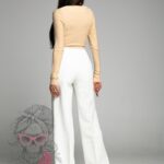 Bluzka bandażowa Raflo beżowa