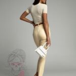 Body elastyczne Shapy Short beżowe