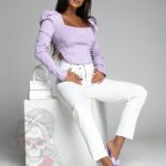 Bluzka gorsetowa Corsetto lila