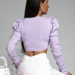 Bluzka gorsetowa Corsetto lila