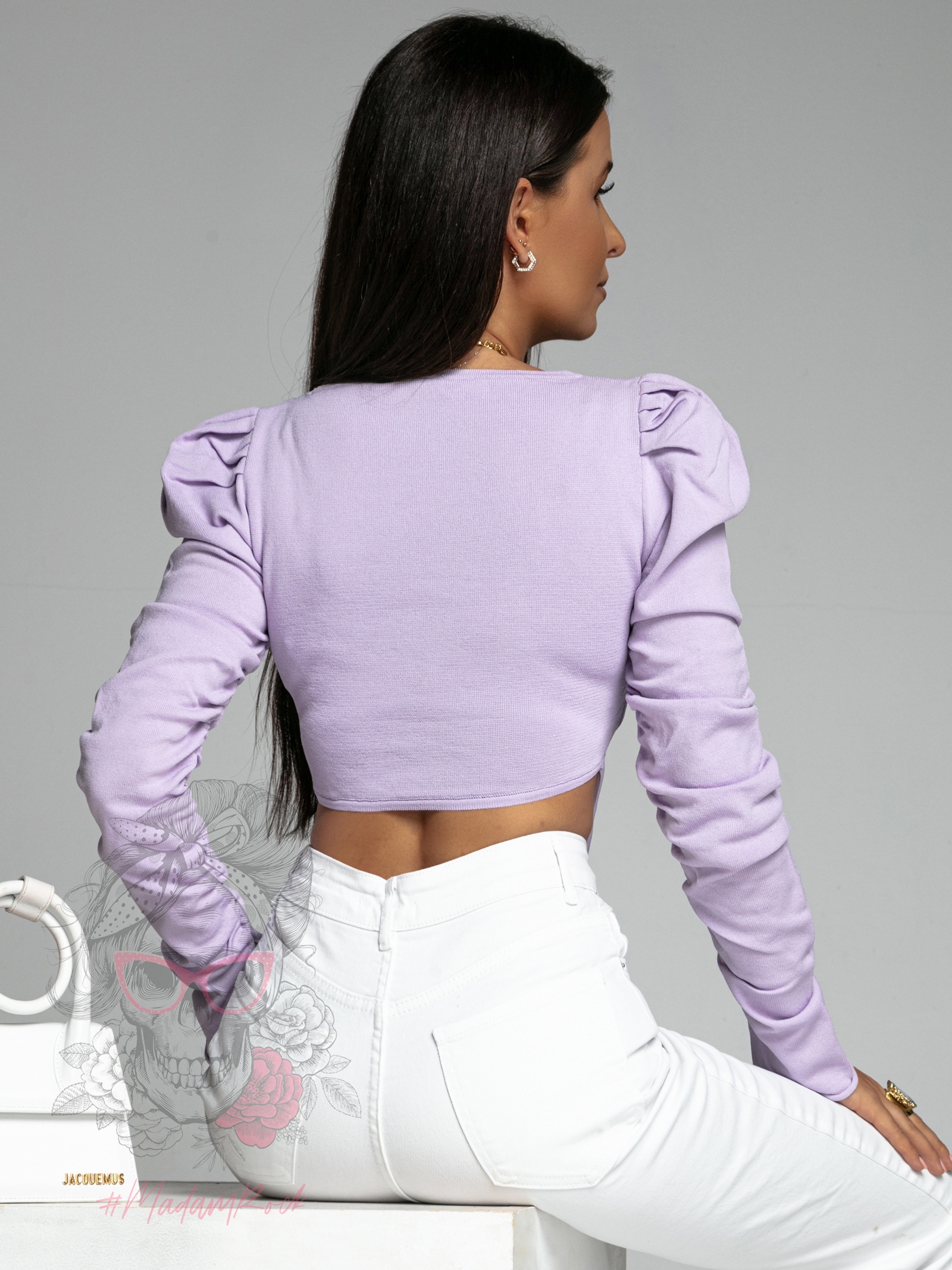 Bluzka gorsetowa Corsetto lila