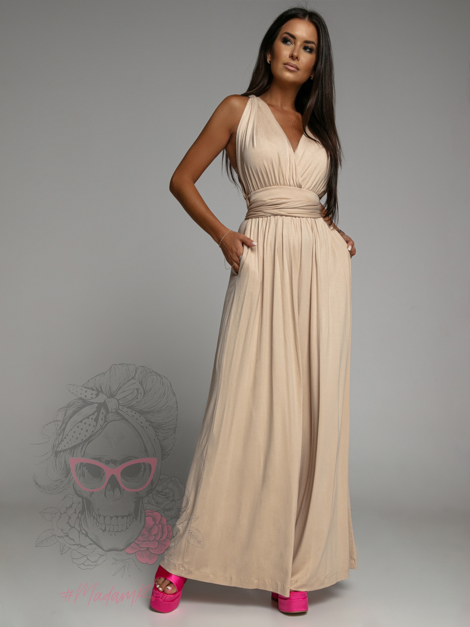 Kombinezon elastyczny Rock LongLegs beżowy