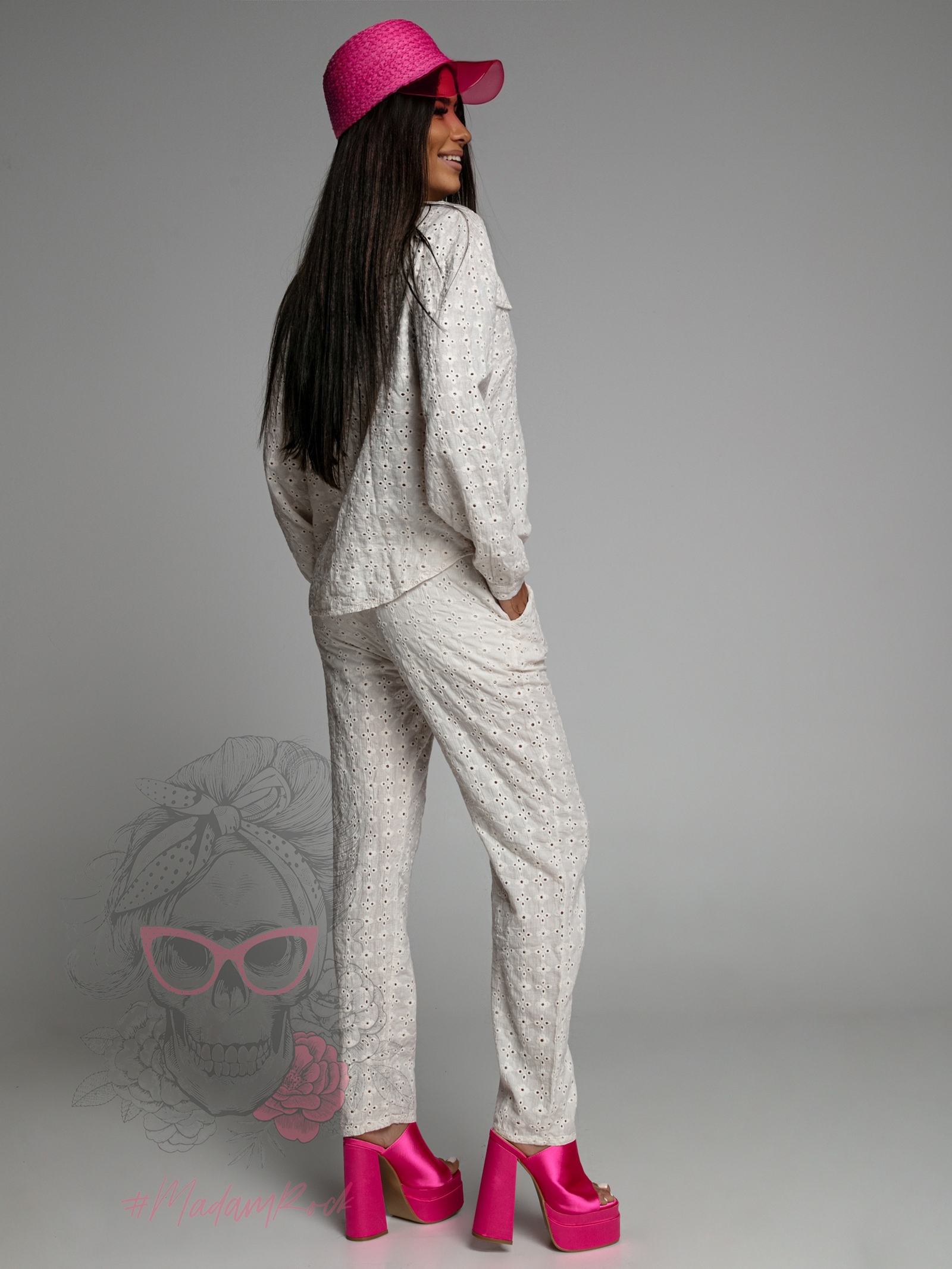 Komplet bawełniany Werbella ecru