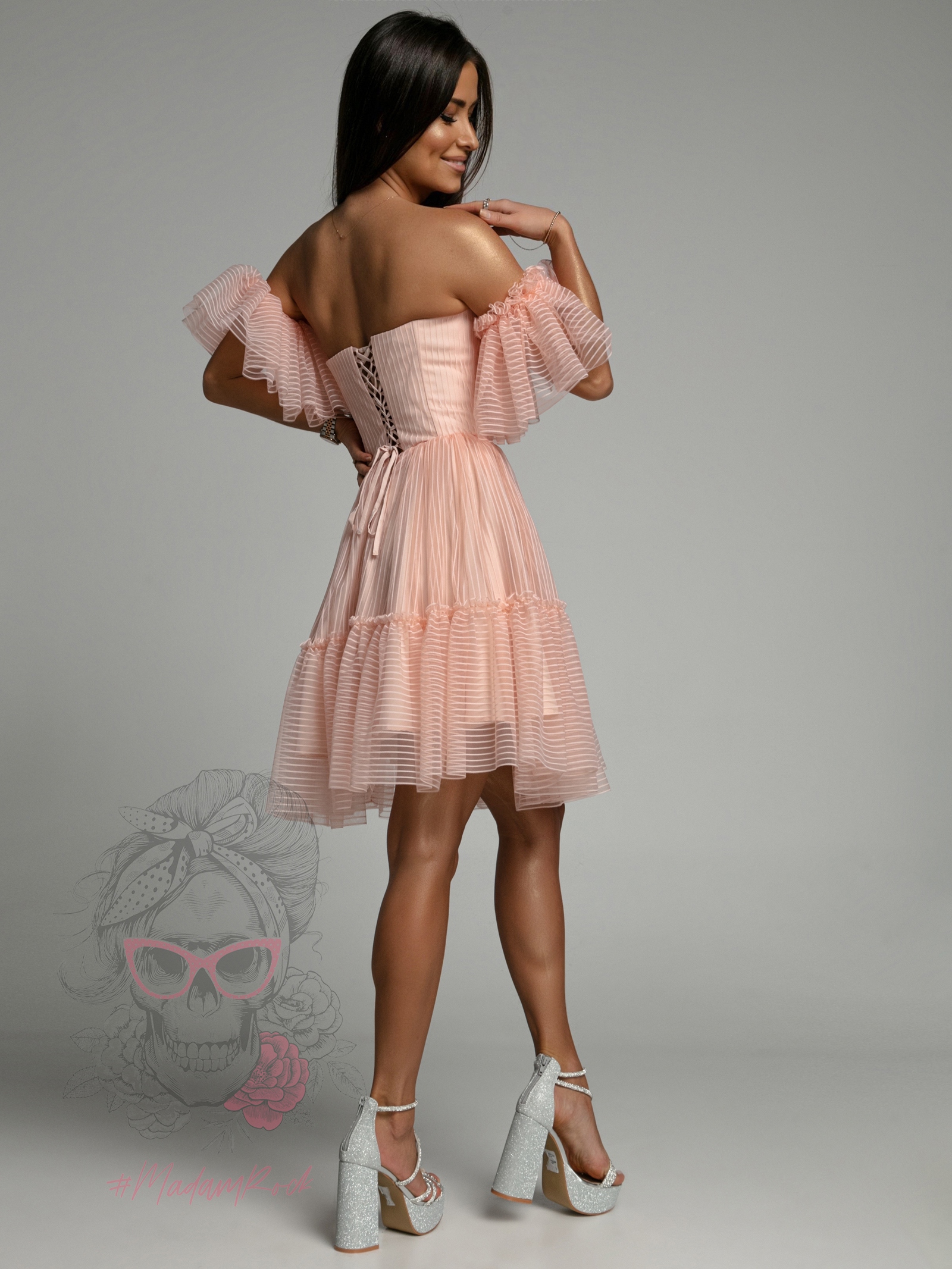 Sukienka balowa NB Bllei morelowa Sukienka balowa NB Bllei morelowa