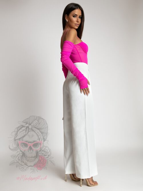 Body hiszpanka z siatki Luwe fuksja