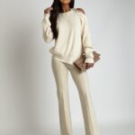 Spodnie eleganckie dopasowane Kent beżowe