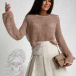 Sweterek ażurowy SummerFi rosegold