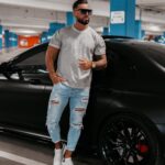 T-shirt męski Etcher Men Ola Voga j.szary