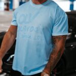 T-shirt męski Etcher Men Ola Voga błękitny