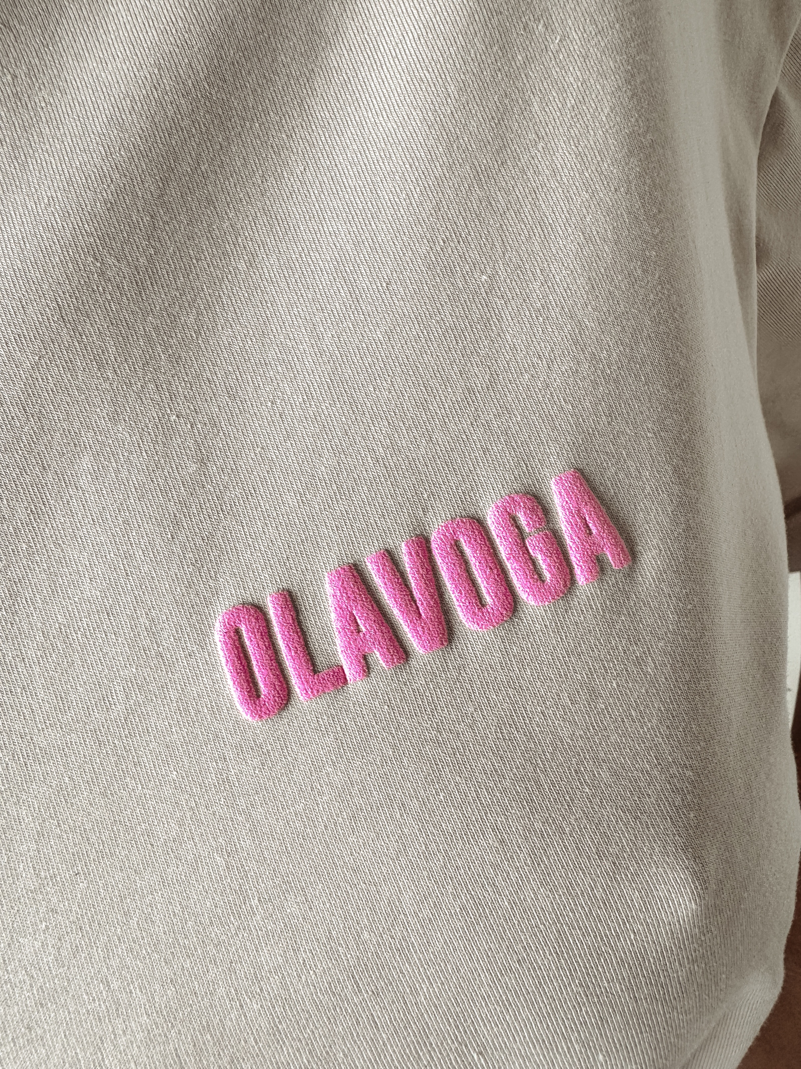 T-shirt damski One Ola Voga beżowy T-shirt damski One Ola Voga beżowy