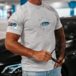 T-shirt męski EYECATCH Ola Voga j.szary