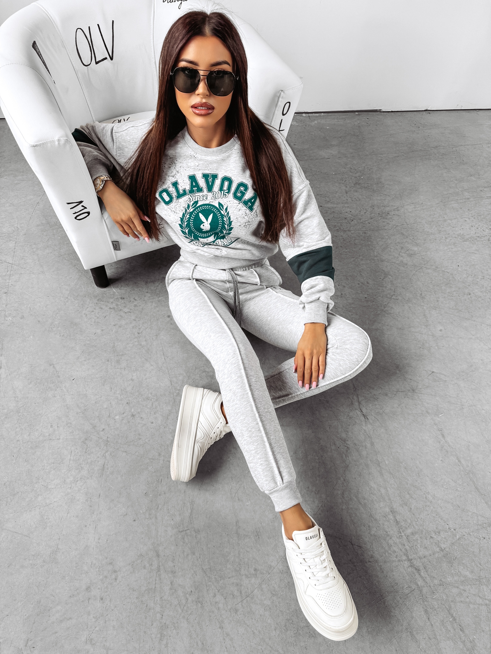 Komplet dresowy ABRASION OLAVOGA szary