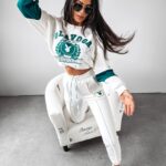 Komplet dresowy ABRASION Ola Voga ecru