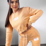 Komplet damski sportowy SNAZZY Ola Voga łososiowy