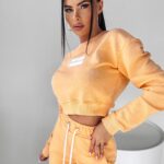 Komplet damski sportowy SNAZZY Ola Voga łososiowy