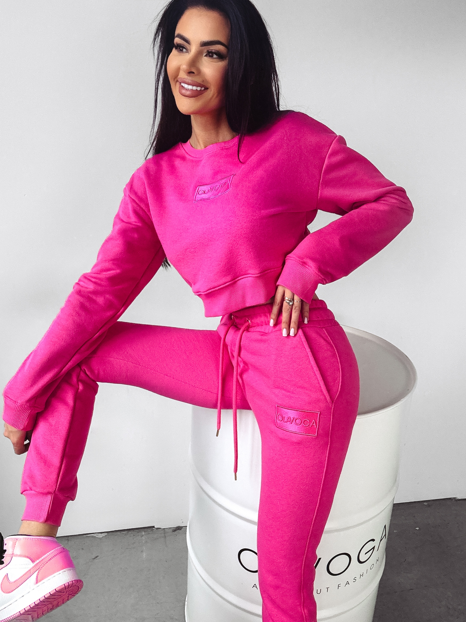 Komplet damski sportowy SNAZZY Ola Voga różowy