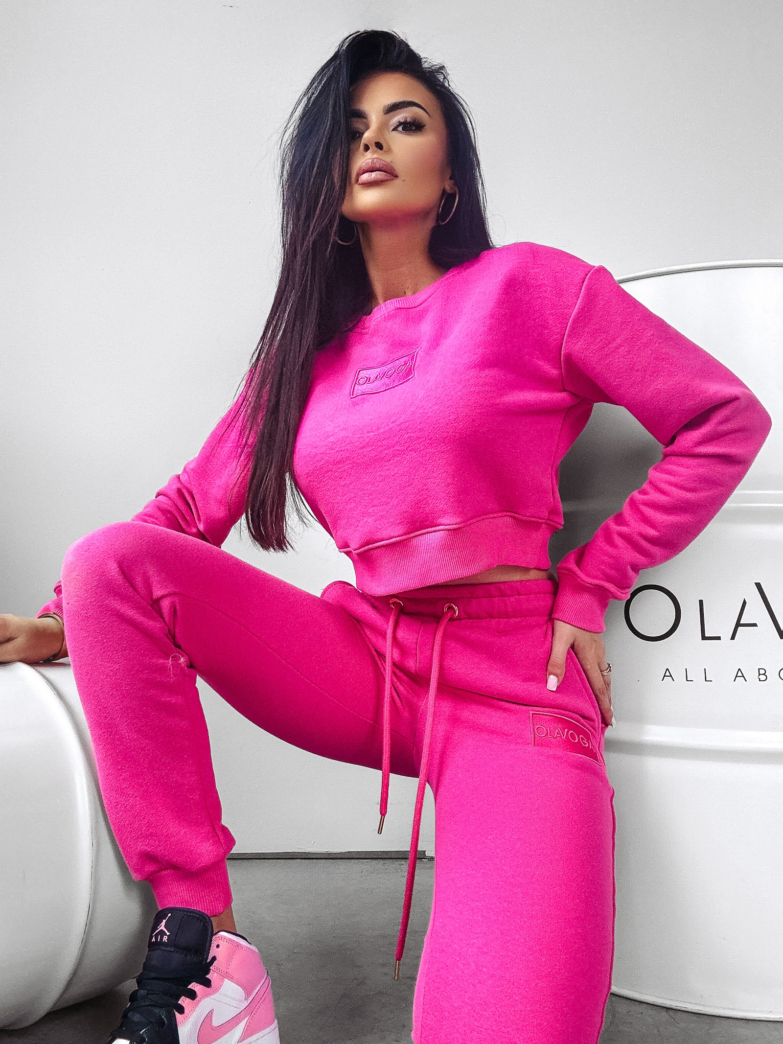 Komplet damski sportowy SNAZZY Ola Voga różowy