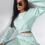 Komplet damski sportowy SNAZZY Ola Voga miętowy